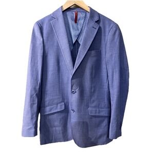 ZNT18 Men's Blue Textured Sport Coat Blazer Size 40R